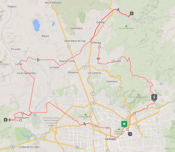 Evento Pre-Brevet 150km - Vuelta Noviciado (El Cambucho)